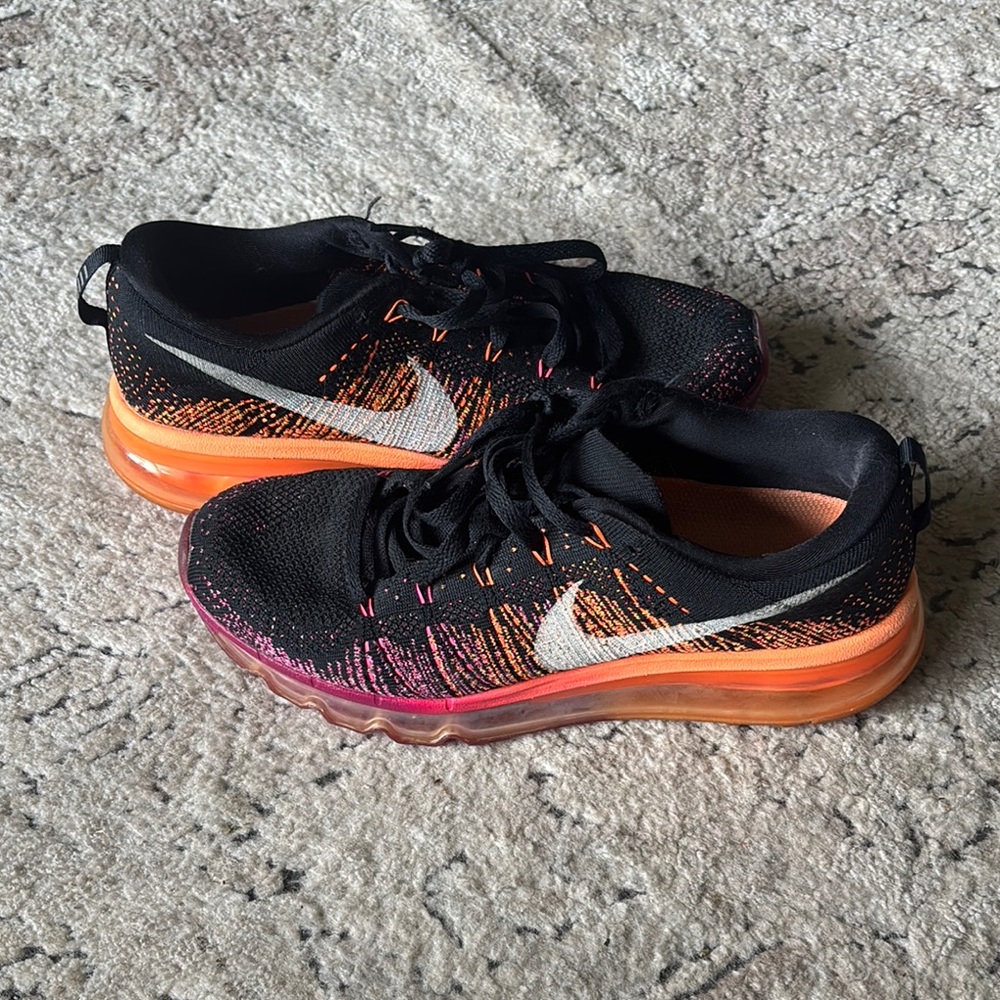 Nike Black and Orange Athletic Shoes